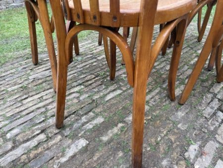 7x Baumann Bistro Stoelen jaren 50 - Afbeelding 16