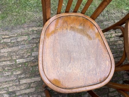 7x Baumann Bistro Stoelen jaren 50 - Afbeelding 5