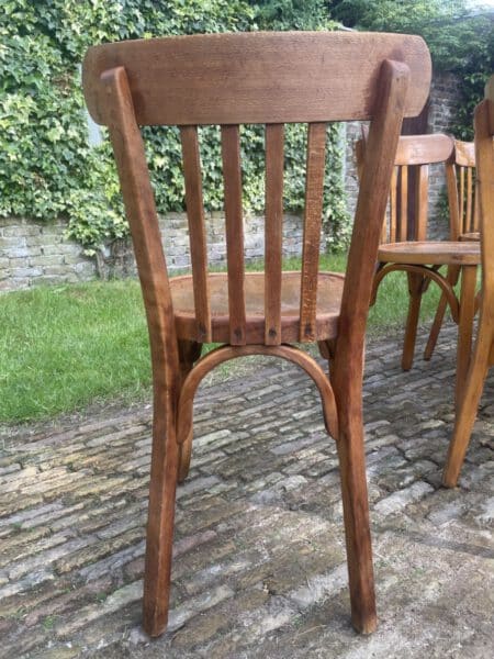 7x Baumann Bistro Stoelen jaren 50 - Afbeelding 3