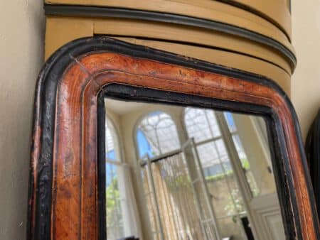 Spiegeltje Gehout Louis Philippe 40 cm. - Afbeelding 2