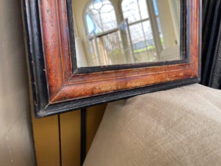 Spiegeltje Gehout Louis Philippe 40 cm. - Afbeelding 5