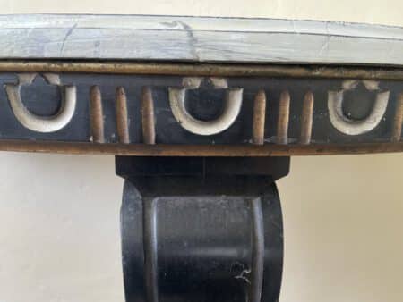 Side Table Consoletafel Faux Marbre - Afbeelding 2