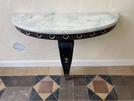 Side Table Consoletafel Faux Marbre - Afbeelding 13