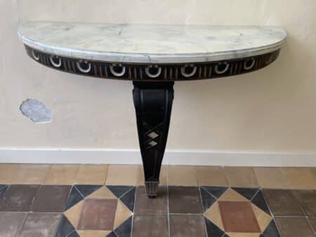 Side Table Consoletafel Faux Marbre