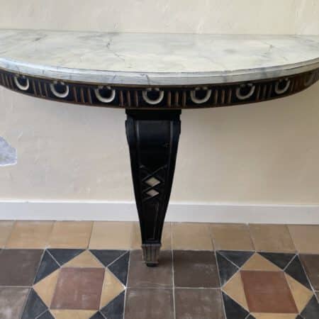 Side Table Consoletafel Faux Marbre