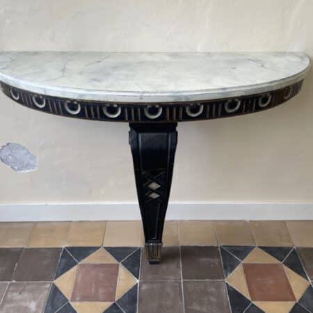 Side Table Consoletafel met Faux Marbre