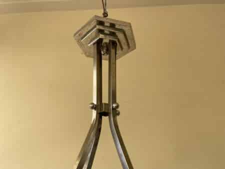 Plafondlamp Hanglamp Art Deco Degué 4 arms Blauw - Afbeelding 13