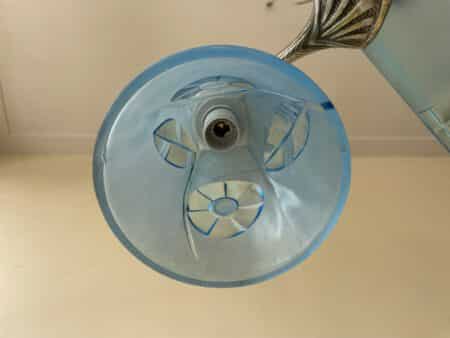 Plafondlamp Hanglamp Art Deco Degué 4 arms Blauw - Afbeelding 15