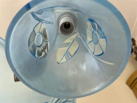 Plafondlamp Hanglamp Art Deco Degué 4 arms Blauw - Afbeelding 10