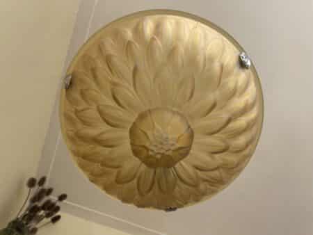 Lamp Hanglamp Schaallamp Art Deco 1930 model Artisjok - Afbeelding 2
