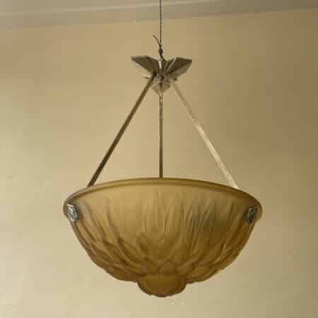 Lamp Hanglamp Schaallamp Art Deco 1930 model Artisjok