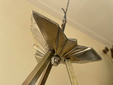 Lamp Hanglamp Schaallamp Art Deco 1930 model Artisjok - Afbeelding 6