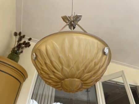 Lamp Hanglamp Schaallamp Art Deco 1930 model Artisjok - Afbeelding 7