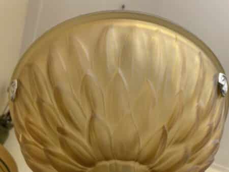 Lamp Hanglamp Schaallamp Art Deco 1930 model Artisjok - Afbeelding 8