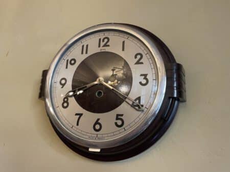 Wandklok Keukenklok Klok Art Deco 1930 Bakeliet - Afbeelding 13