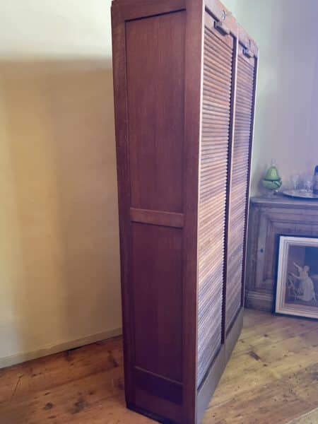 Rolluikkast Archiefkast Muziekkast 180 cm. Gradiam - Afbeelding 12