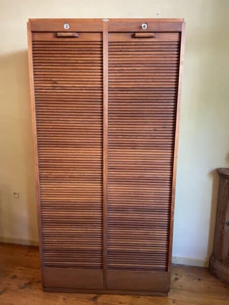 Rolluikkast Archiefkast Muziekkast 180 cm. Gradiam - Afbeelding 17