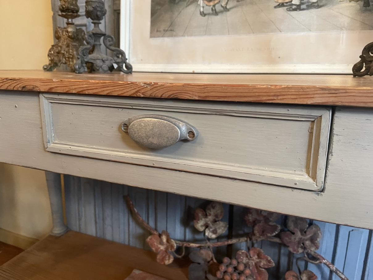 Side Table Wandtafel dubbel Plateau Art Deco - Afbeelding 11