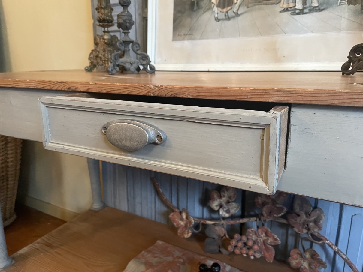 Side Table Wandtafel dubbel Plateau Art Deco - Afbeelding 12