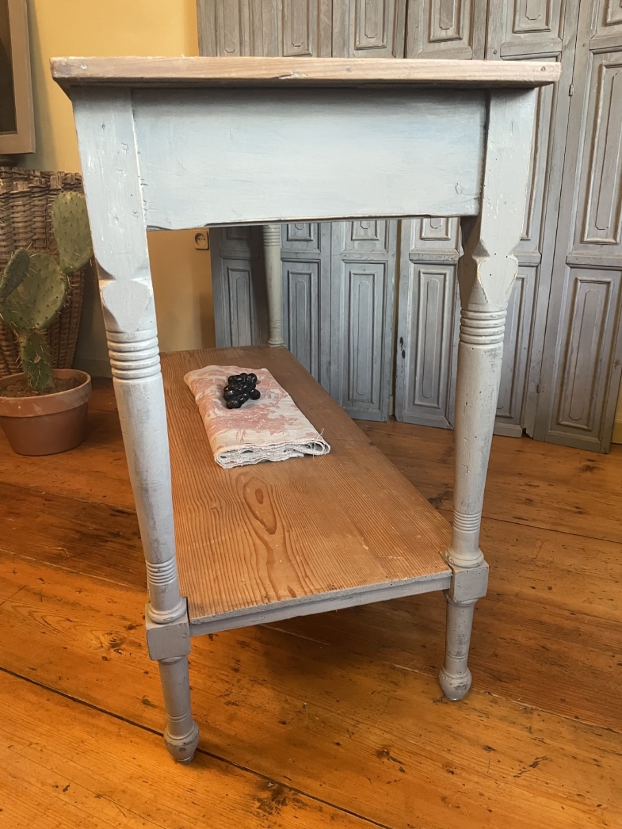 Side Table Wandtafel dubbel Plateau Art Deco - Afbeelding 17