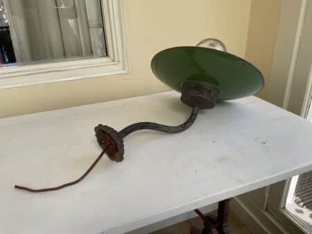 Buitenlamp Stallamp Muurlamp Emaille jaren 30 - Afbeelding 9