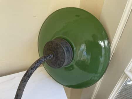 Buitenlamp Stallamp Muurlamp Emaille jaren 30 - Afbeelding 11