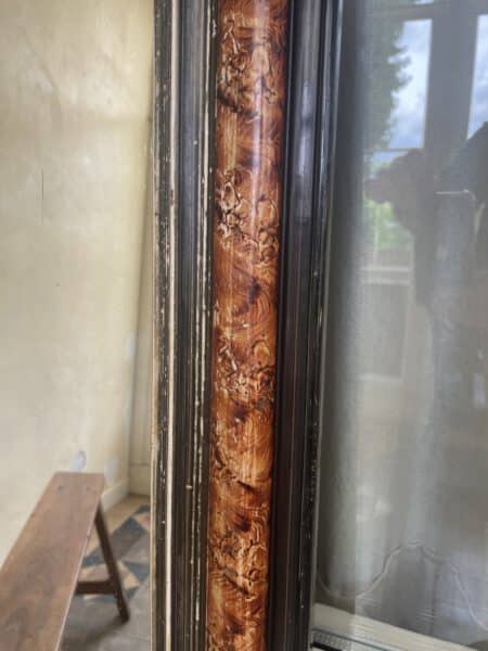 Spiegel Louis Philippe  104 cm. - Afbeelding 8