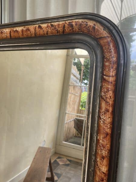 Spiegel Louis Philippe  104 cm. - Afbeelding 9