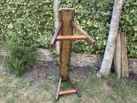 Lange Bank Kerkbank Notenhout Frans 153 cm. 2x - Afbeelding 16