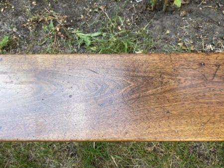 Lange Bank Kerkbank Notenhout Frans 153 cm. 2x - Afbeelding 6