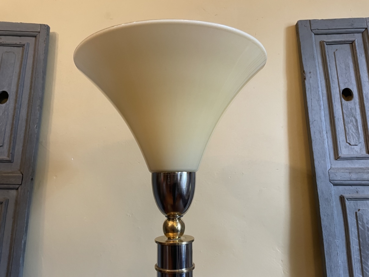 Uplight Tafellamp Maison Jansen 1970 - Afbeelding 3