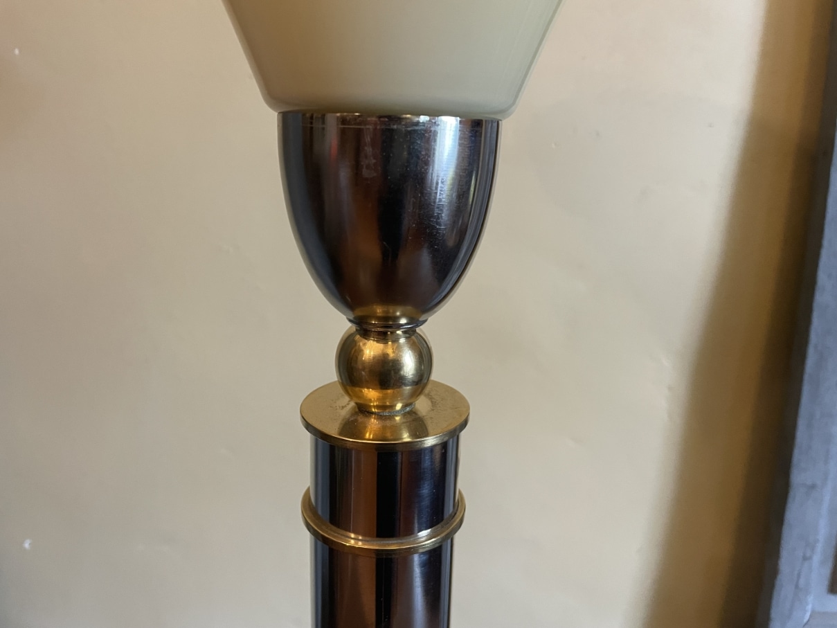 Uplight Tafellamp Maison Jansen 1970 - Afbeelding 5