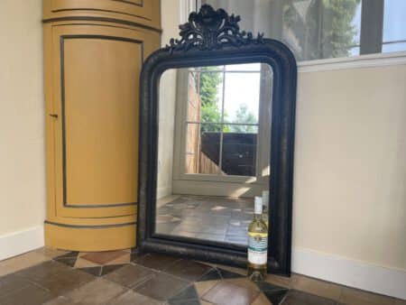Spiegel met Kuif Louis Philippe 108 cm. - Afbeelding 17