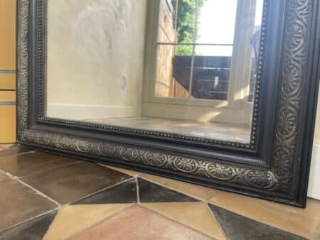 Spiegel met Kuif Louis Philippe 108 cm. - Afbeelding 4