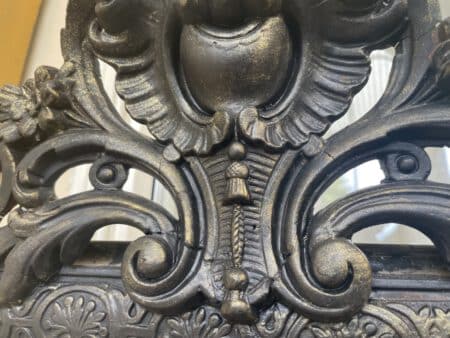 Spiegel met Kuif Louis Philippe 108 cm. - Afbeelding 6