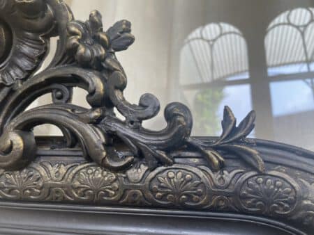 Spiegel met Kuif Louis Philippe 108 cm. - Afbeelding 7