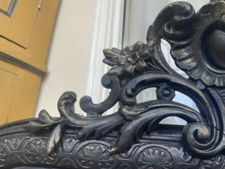 Spiegel met Kuif Louis Philippe 108 cm. - Afbeelding 8