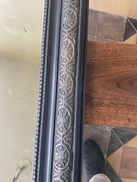 Spiegel met Kuif Louis Philippe 108 cm. - Afbeelding 10