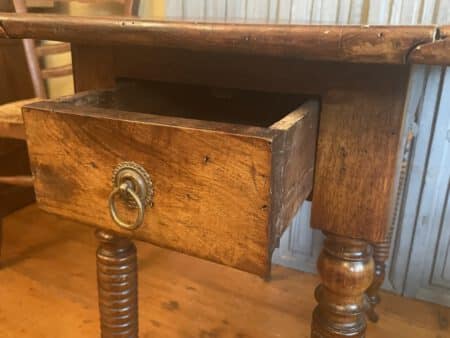 Hangoortafel Sidetable Notenhout - Afbeelding 8