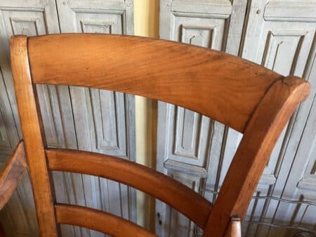 Boeren Biedermeier Stoel met Armleuningen - Afbeelding 6
