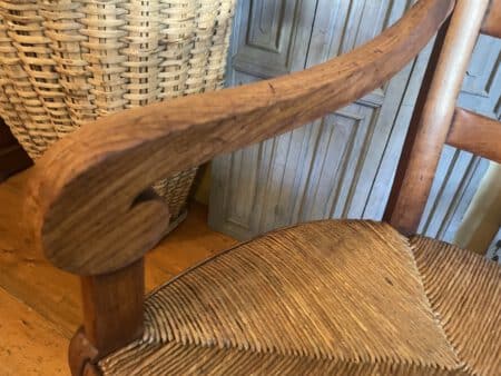Boeren Biedermeier Stoel met Armleuningen - Afbeelding 8