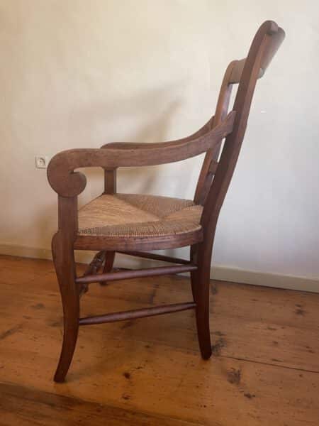 Boeren Biedermeier Stoel met Armleuningen - Afbeelding 2