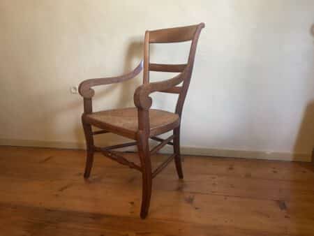 Boeren Biedermeier Stoel met Armleuningen - Afbeelding 13