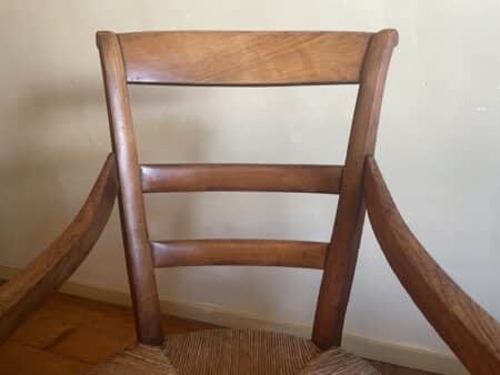 Boeren Biedermeier Stoel met Armleuningen - Afbeelding 5