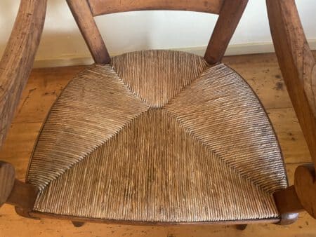 Boeren Biedermeier Stoel met Armleuningen - Afbeelding 6