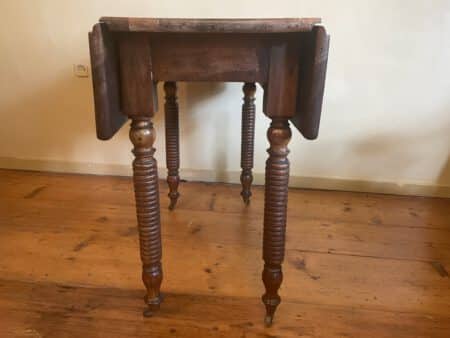 Hangoortafel Sidetable Notenhout - Afbeelding 12