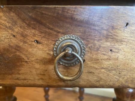 Hangoortafel Sidetable Notenhout - Afbeelding 3