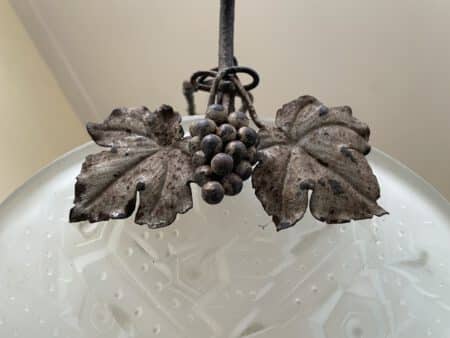 Plafondlamp Hanglamp Muller Freres Luneville - Afbeelding 11