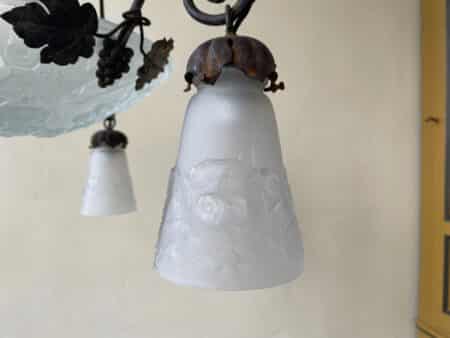 Plafondlamp Hanglamp Muller Freres Luneville - Afbeelding 13