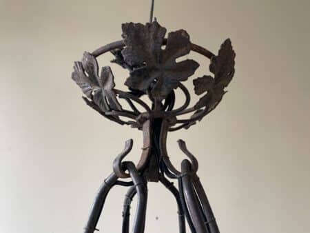 Plafondlamp Hanglamp Muller Freres Luneville - Afbeelding 6